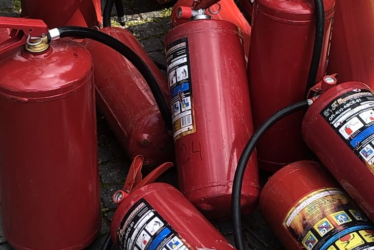 Extintores según el tipo de fuego